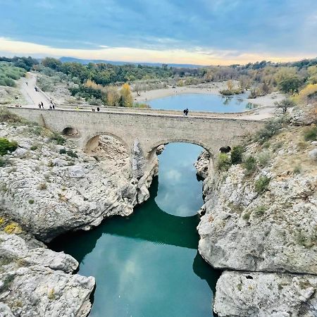Studio 40 m 2 près St Guilhem le désert et rivière La Boissière Esterno foto