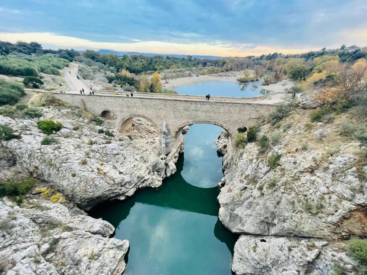Studio 40 m 2 près St Guilhem le désert et rivière La Boissière Esterno foto