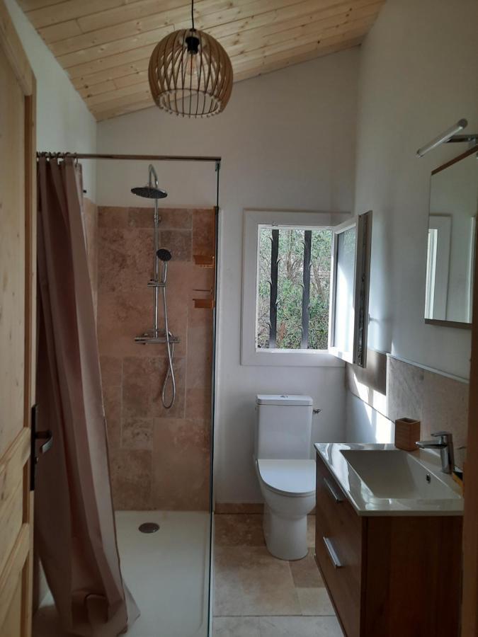 Studio 40 m 2 près St Guilhem le désert et rivière La Boissière Esterno foto